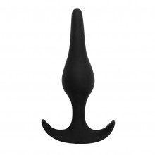 Силиконовая анальная пробка для ношения Spice It Up «Smooth», цвет черный, Lola Toys INS8008-01lola, длина 10.5 см.
