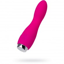 Гладкий сликоновый вибратор для точки G «L'eroina», цвет розовый, ToyFa 561004, длина 15.5 см.