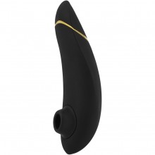 Бесконтактный клиторальный стимулятор «Premium» от компании Womanizer, цвет черный, 0593397, длина 15.5 см.