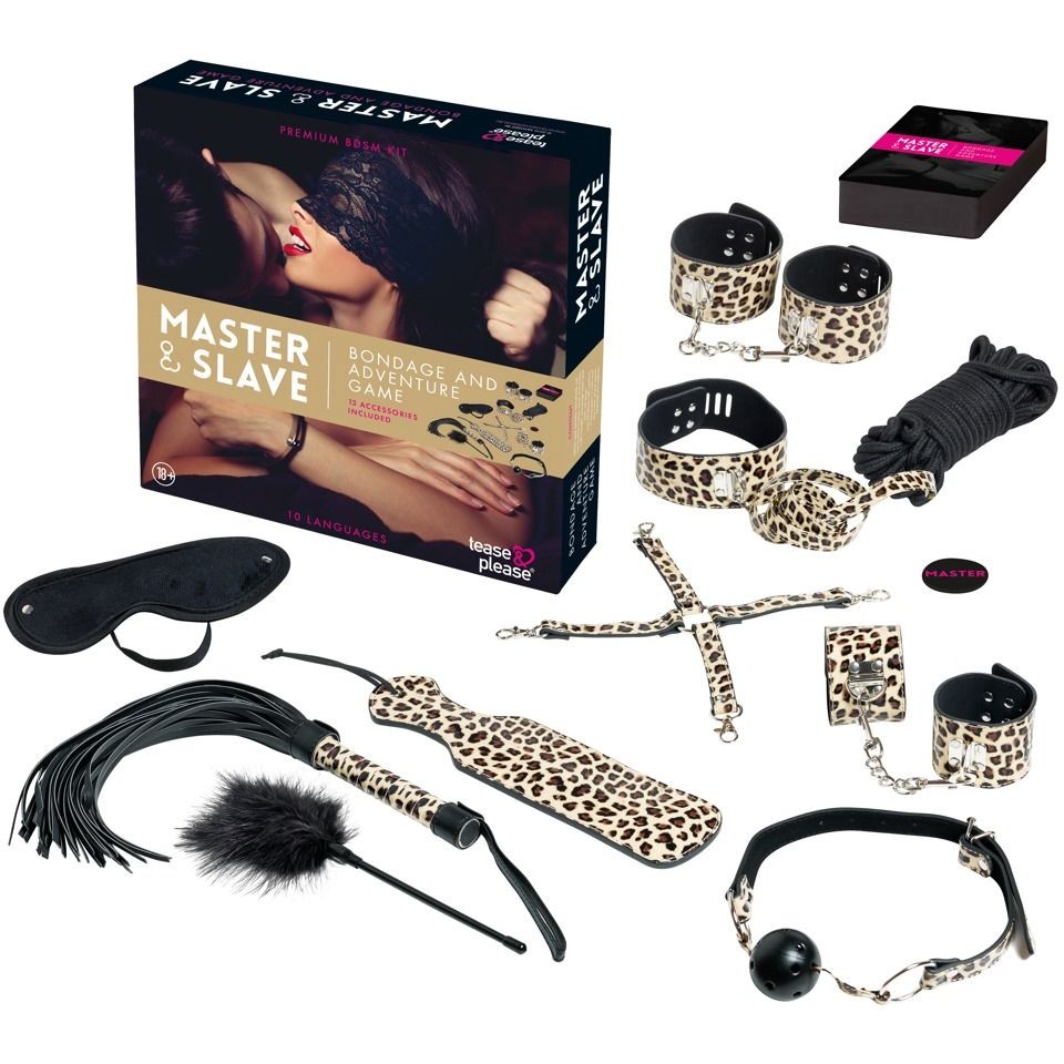 Набор фетиш БДСМ аксессуаров «Master & Slave by tease & please», Orion  Premium BDSM Kit 7003630000, 127147 - купить в СексФист