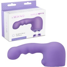 Утяжеленная насадка для массажера «Ripple Petitte Violet», цвет фиолетовый, Le Wand LW-009-VT, из материала Силикон, длина 10 см.