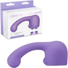 Утяжеленная насадка для массажера «Curve» от компании Le Wand, цвет фиолетовый, Le Wand LW-010-VT, из материала Силикон, длина 9 см., со скидкой