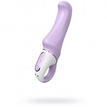 Женский мини-вибратор «Vibes Charming Smile» для точки G, цвет фиолетовый, Satisfyer J6426-V, длина 18.7 см., со скидкой