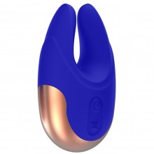 Клиторальный стимулятор «Dual Motor Clitoral Stimulator Lavish», цвет синий, SH-ELE007BLU, коллекция ElectroShock by Shots, длина 8.9 см.