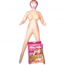 Надувная секс-кукла «Muzuki Cherry Ripe» с 3 отверстиями для входа, NMC 120064, из материала ПВХ, 2 м.