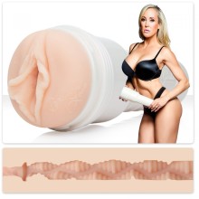 Оригинальный ручной мужской мастурбатор-киска в тубе «Brandi Love Heartthrob», цвет телесный, FleshLight 14957, длина 23 см.