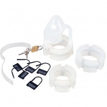 Набор для мужского пояса верности «Cock Cage Set», диаметр 3.5 см, Orion 0533114, длина 11.6 см.