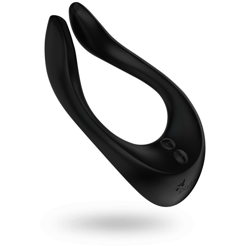 Многофункциональный вибратор для пар «Partner Multifun 2», цвет черный, Satisfyer J2018-30-Black, 137838 - купить в СексФист