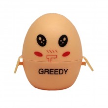 Мужской ручной мастурбатор-яйцо «Greedy PokeMon», цвет желтый, Eroticon 30484-1, из материала TPE, длина 6 см., со скидкой