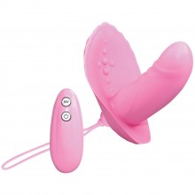 Силиконовый клиторальный вибратор Smile «Muschel», цвет розовый, You 2 Toys 5753720000, длина 10 см.