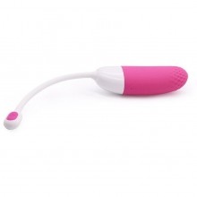 Ярко-розовое вагинальное яичко «Magic Vini», длина 24 см.