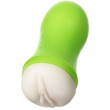 Мастурбатор вагина для мужчин в колбе, цвет телесный, ToyFa A-Toys 763006, длина 14 см., со скидкой