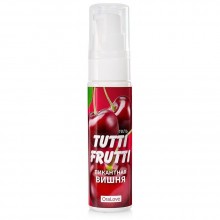 Оральная смазка для секса «Tutti-frutti OraLove» со вкусом вишни, 30 мл, Биоритм LB-30001, цвет Прозрачный, 30 мл., со скидкой