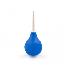 Небольшой анальный душ от компании Brazzers, цвет синий, BRL004, из материала Силикон, длина 6.5 см.