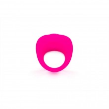 Силиконовое эрекционное кольцо с вибропулей от компании Brazzers, цвет розовый неон, BRRC027, длина 5 см.