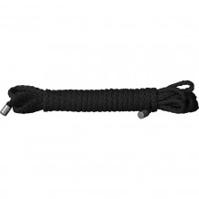 Веревка для бондажа и фиксации «Kinbaku Rope» 5 метров, черная, Shots Media OU044BLK, из материала Нейлон, цвет Черный, 5 м., со скидкой
