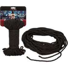 Веревка для бондажа «BDSM Rope» из серии Scandal от компании California Exotic Novelties, 30 м, SE-2711-98-2, цвет черный, 30 м.