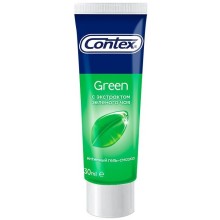 Интимный гель-смазка «Contex Plus Green» с антиоксидантом, 30 мл, Contex Plus Green 30, 30 мл., со скидкой