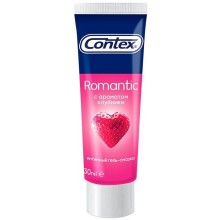 Интимный гель-смазка «Contex Plus Romantic» с ароматом клубники,30 мл, Contex Plus Romantic 30, 30 мл.