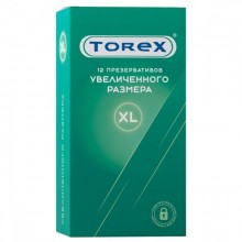 Латексные презервативы Torex увеличенного размера, длина 19 см.