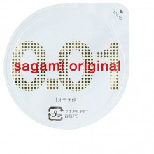 Полиуретановый презерватив Sagami «Original 0.01», упаковка 1 шт, 143246, длина 17 см., со скидкой