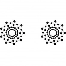 Черные наклейки на грудь «Burlesque Rowland Black», Lola Games Burlesque 3639-02lola