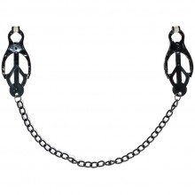 Зажимы на соски беспружинные на цепочке «Party Hard Darkside», Lola Games 1136-01lola