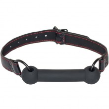 Силиконовый черный кляп «Party Hard Infatuation», диаметр 1.9 см, Lola Games 1151-01lola, длина 63.5 см.