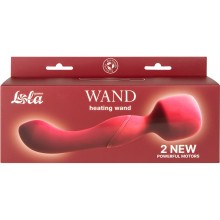 Нагревающийся двусторонний вонд «Heating Wand Red», цвет красный, Lola Games 1018-02lola, длина 22 см.