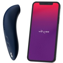 Вакуумно-волновой стимулятор для клитора «We-Vibe Melt», с особой технологией «Pleasure Air», голубого цвета, WV Melt-Blue, длина 15.2 см.