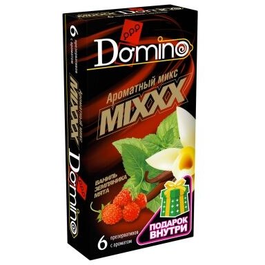 Презервативы «DOMINO Classics Ароматный Микс №6», длина 18 см.