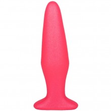 Розовая анальная пробка, длина 14 см, диаметр 3.4 см, Lovetoy 433500, бренд Биоклон, длина 14 см.
