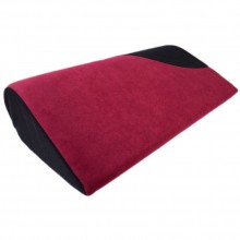 Малиново-черная подушка для любви «LOLA», Restart RA-501, из материала Ткань, цвет Малиновый, длина 34 см., со скидкой