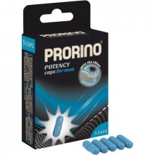 Возбуждающие капсулы для мужчин Ero Black Line PRORINO Potency, 5 шт, Hot Products 78404