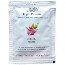 Эликсир для интимного ухода «Triple Pleasure Тропический коктейль», саше 3мл, JULEJU 23398JULEJU, 3 мл.