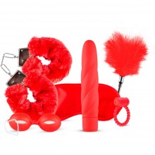 Набор секс-игрушек «I Love Red» из 6 предметов, красный, LoveBoxxx LBX102