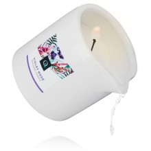 Массажная свеча с ароматом фиалки и розы «Exotiq Massage Candle Violet Rose», 200 мл, EX-MC-02-200, 200 мл.
