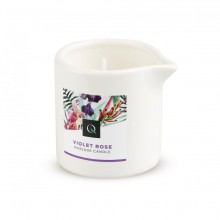 Массажная свеча с ароматом фиалки и розы «Exotiq Massage Candle Violet Rose», 60 мл, EX-MC-02-60, 60 мл.
