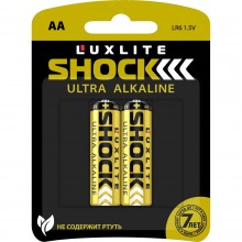 Батарейки «Luxlite Shock GOLD» типа АА, 2 мл.