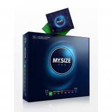 Презервативы «MY.SIZE 47» упаковка 36 штук, размер 47, из материала латекс, длина 16 см.