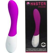 Вибратор для точки G «G-spot Master Orgasm», фиолетовый, Baile MC18, длина 19.6 см.