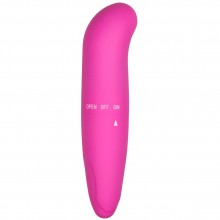 Мини вибратор для точки G Easytoys «Mini G-Spot Vibrator Pink», длина 12 см.
