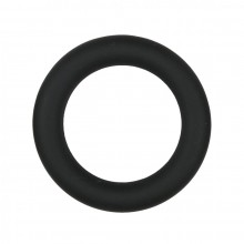 Эрекционное кольцо из силикона среднее Easytoys «Silicone Cock Ring Black Medium», черное, EDC Collections ET085BLK-M, длина 5.5 см., со скидкой