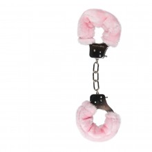 Наручники с розовым мехом «Easytoys Furry Handcuffs», EDC Collections ET258PNK, длина 28 см.