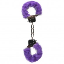 Наручники с фиолетовым мехом «Easytoys Furry Handcuffs», EDC Collections ET258PUR, диаметр 6.5 см.
