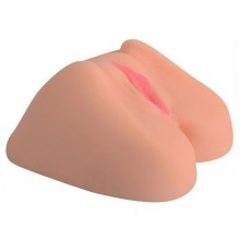Великолепная вагина, из приятного и нежного на ощупь материала, абсолютно реалистична, с двумя функциональными дырочками, размер 21,5 на 21 см, от арт. Shequ sq-50068 n, длина 21.5 см.