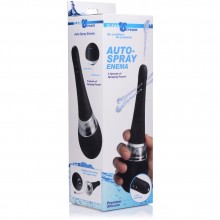 Перезаряжаемый автоматический анальный душ «Electric Auto-Spray Enema Bulb», черный, XR Brands AF952, длина 24.77 см.