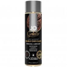 Лубрикант с ароматом шоколада «JO Gelato Decadent Double Chocolate», 120 мл.