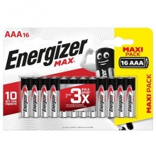 Батарейки «Energizer MAX E92 1.5V» типа ААА, 16 мл.