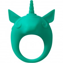 Эрекционное кольцо-единорог «Mimi Animals Unicorn Alfie», зеленое, Lola Games 7000-06lola, длина 8.5 см.